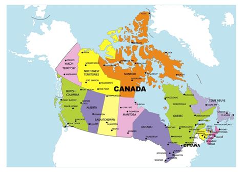 mainfact canada|Canada Maps & Facts .